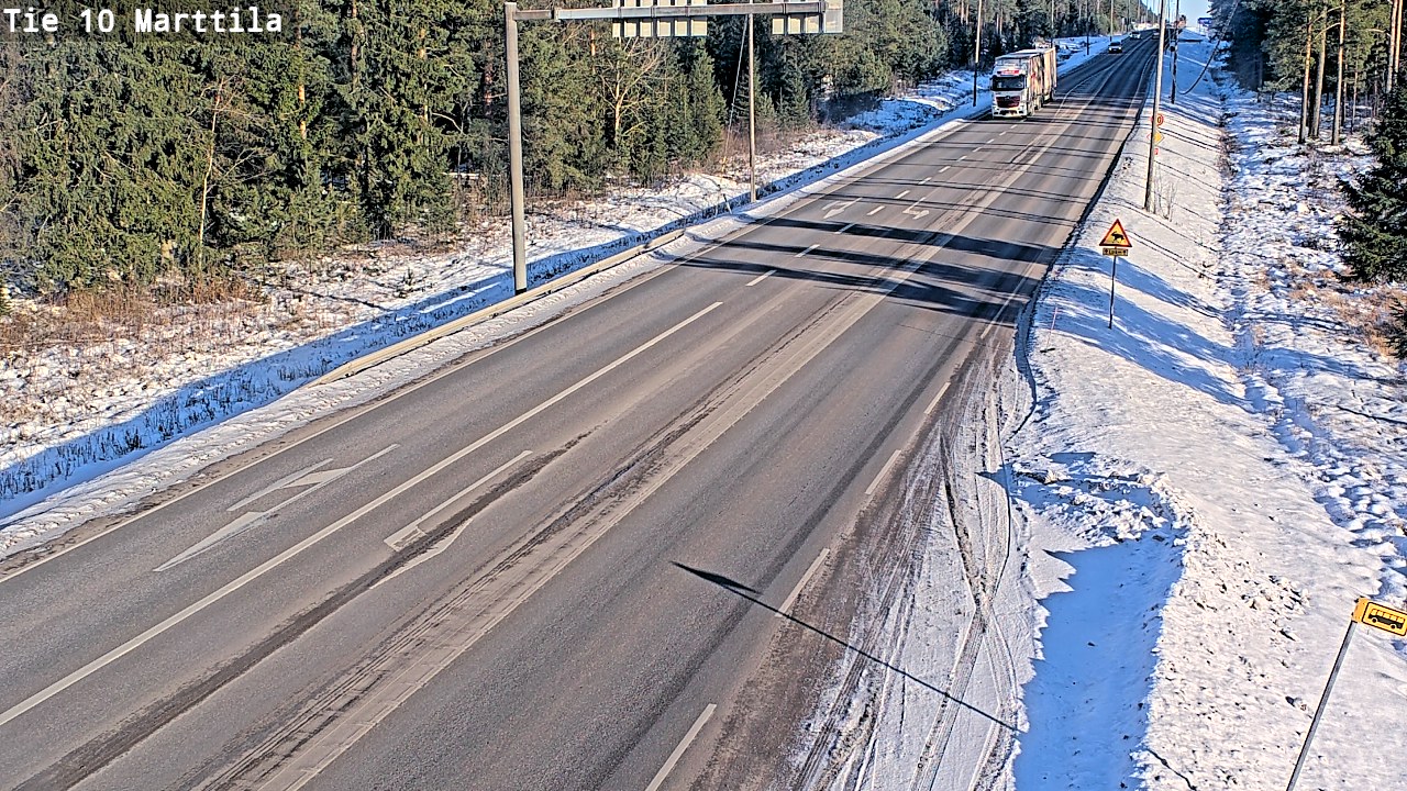 Weather Camera Image Väg 10 S:t Mårtens, Marttila, Varsinais-Suomi