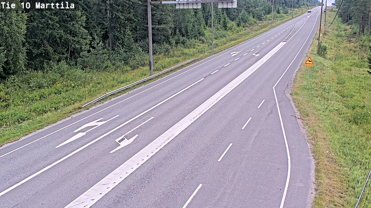 Weather Camera Image Road 10 Marttila, Marttila, Varsinais-Suomi
