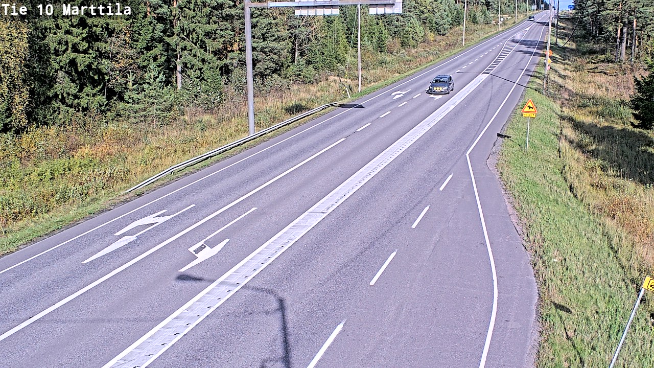 Weather Camera Image Road 10 Marttila, Marttila, Varsinais-Suomi