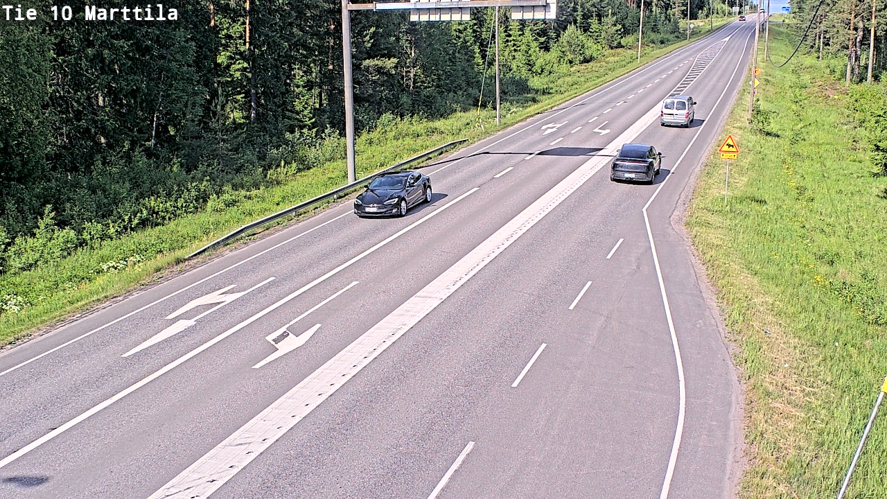 Weather Camera Image Road 10 Marttila, Marttila, Varsinais-Suomi