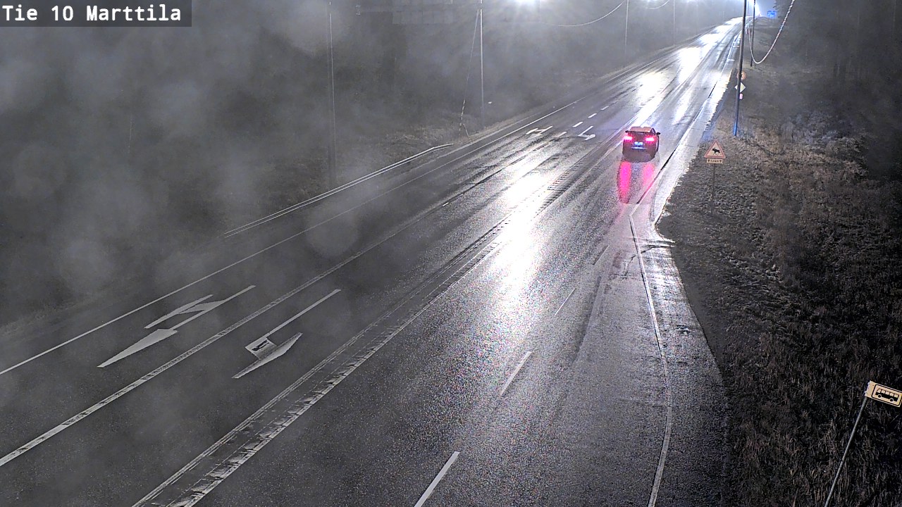 Weather Camera Image Väg 10 S:t Mårtens, Marttila, Varsinais-Suomi