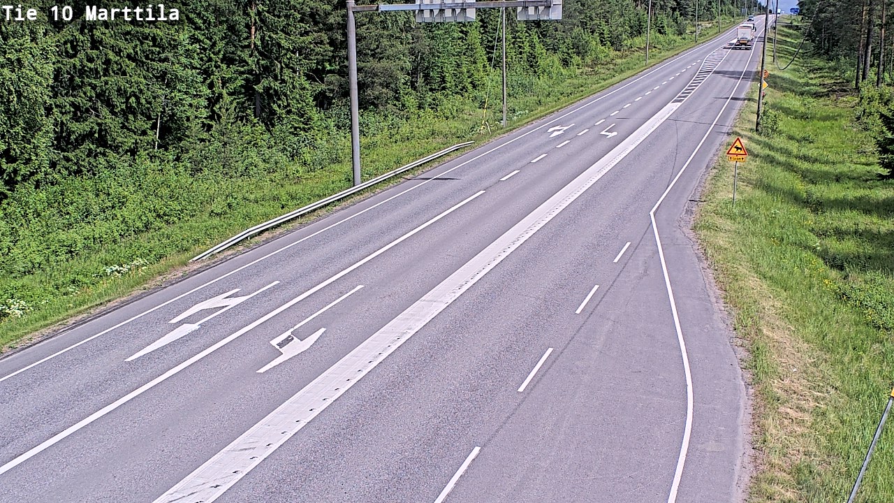 Weather Camera Image Road 10 Marttila, Marttila, Varsinais-Suomi
