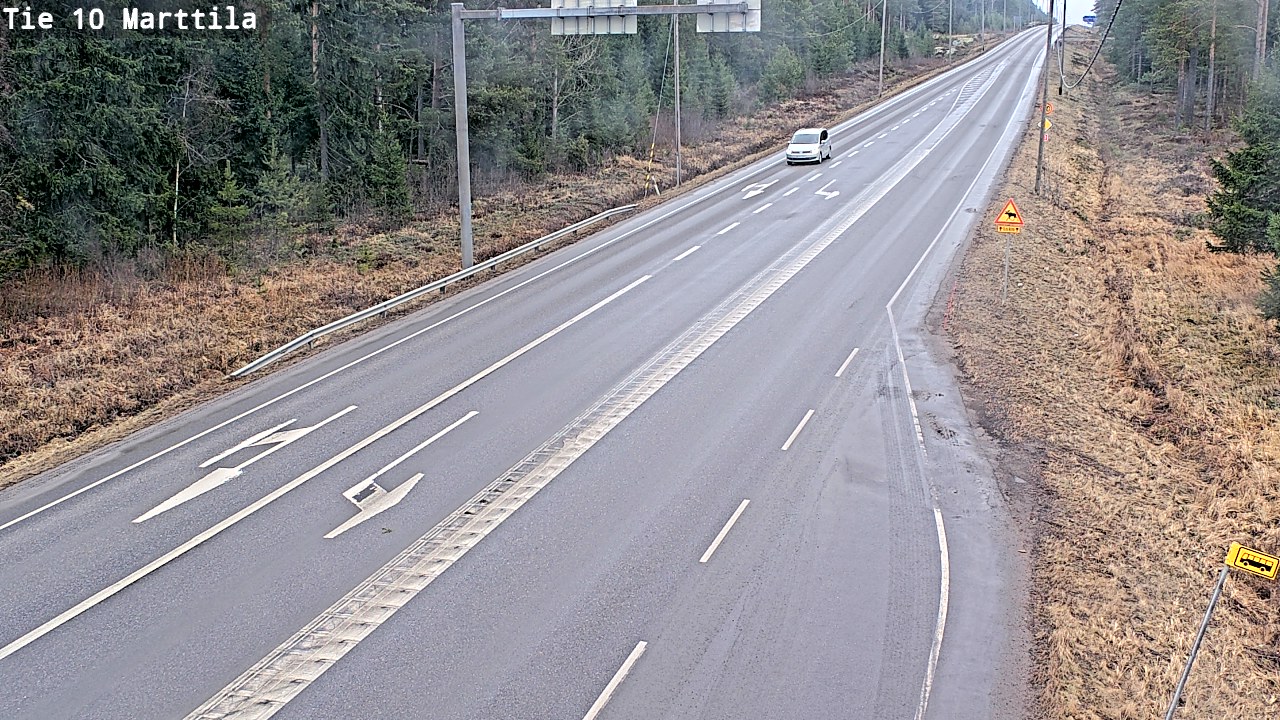 Weather Camera Image Väg 10 S:t Mårtens, Marttila, Varsinais-Suomi
