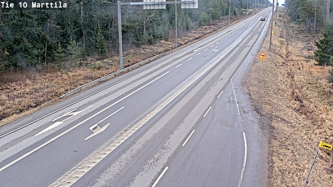 Weather Camera Image Väg 10 S:t Mårtens, Marttila, Varsinais-Suomi