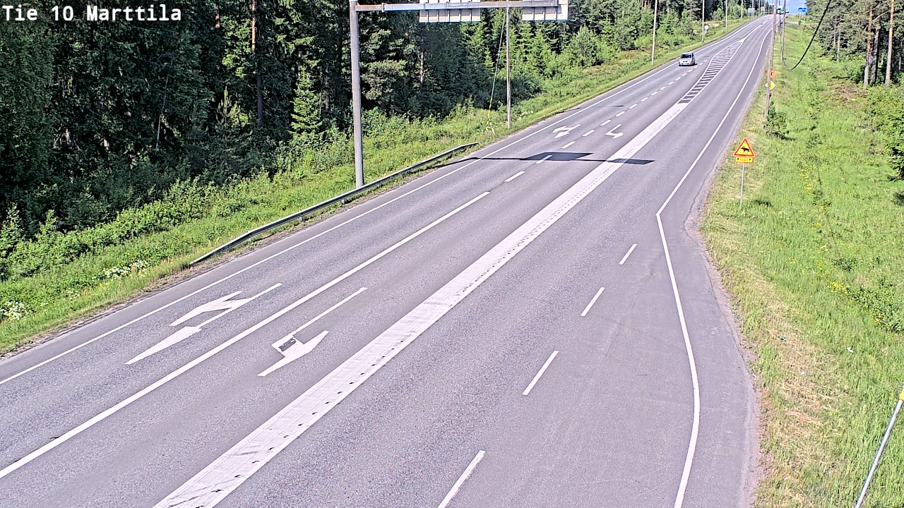 Weather Camera Image Road 10 Marttila, Marttila, Varsinais-Suomi