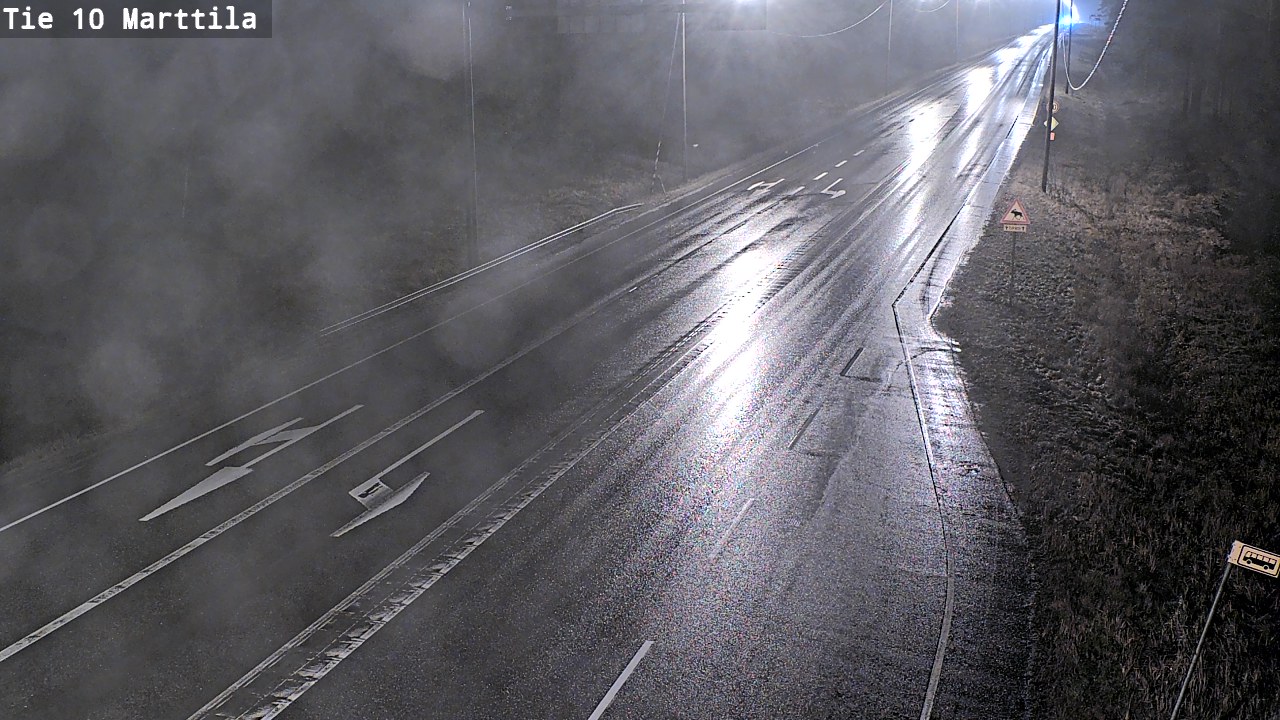 Weather Camera Image Väg 10 S:t Mårtens, Marttila, Varsinais-Suomi