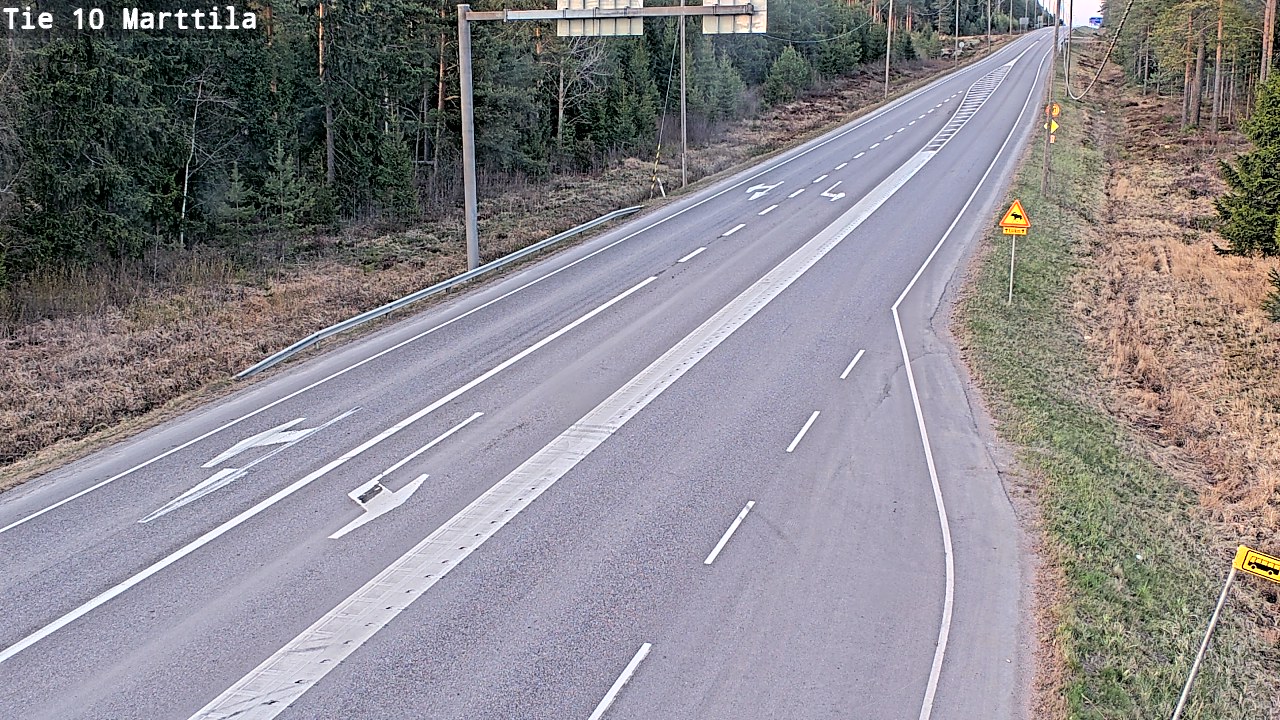 Weather Camera Image Road 10 Marttila, Marttila, Varsinais-Suomi