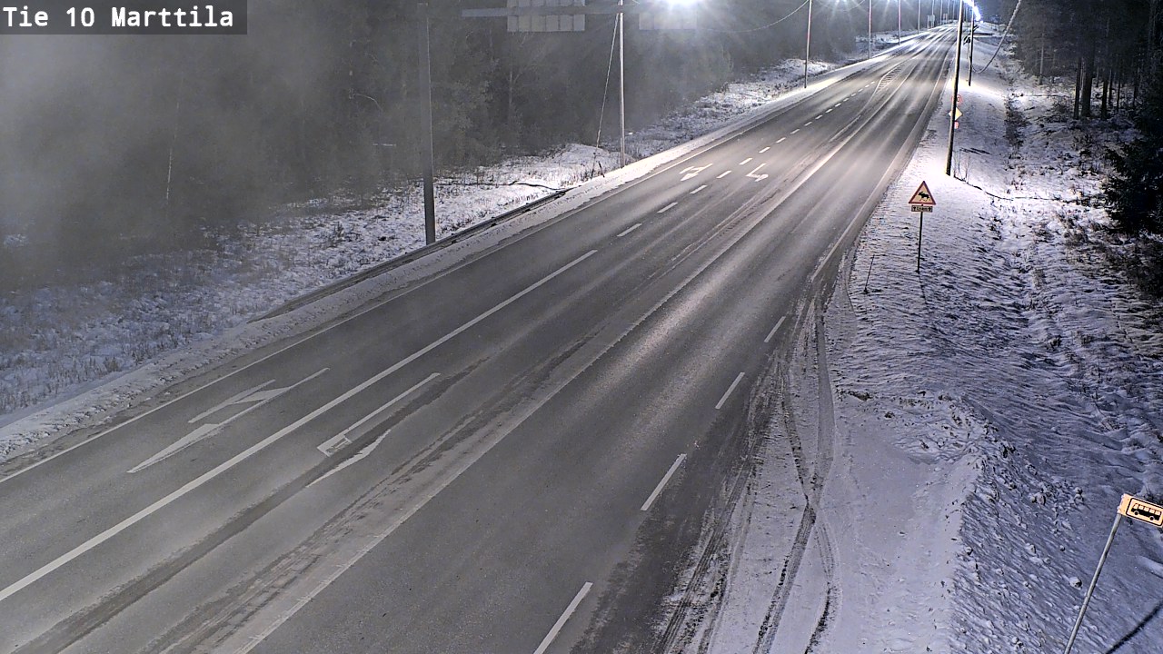 Weather Camera Image Road 10 Marttila, Marttila, Varsinais-Suomi