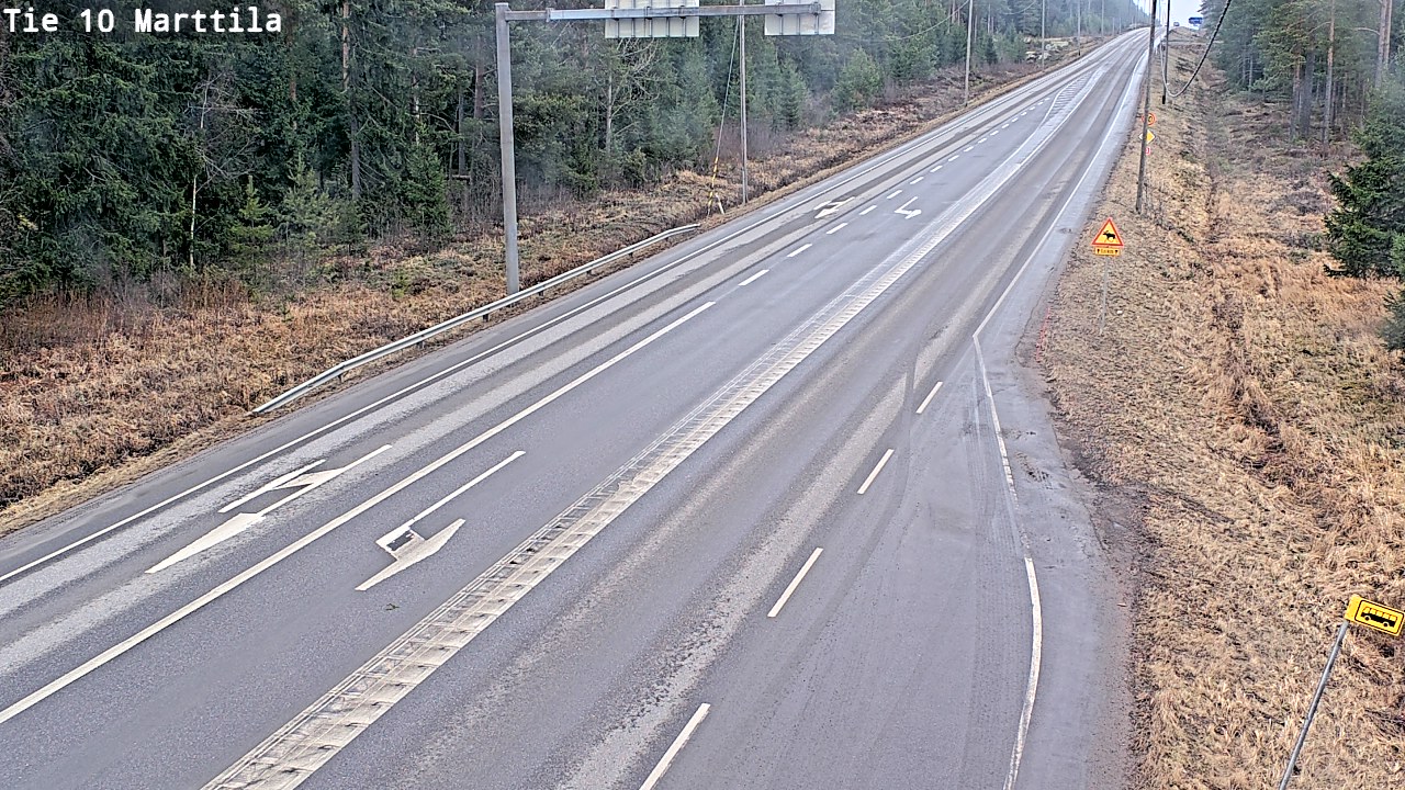 Weather Camera Image Väg 10 S:t Mårtens, Marttila, Varsinais-Suomi