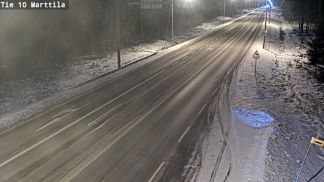 Weather Camera Image Väg 10 S:t Mårtens, Marttila, Varsinais-Suomi