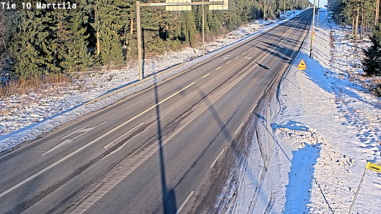 Weather Camera Image Väg 10 S:t Mårtens, Marttila, Varsinais-Suomi