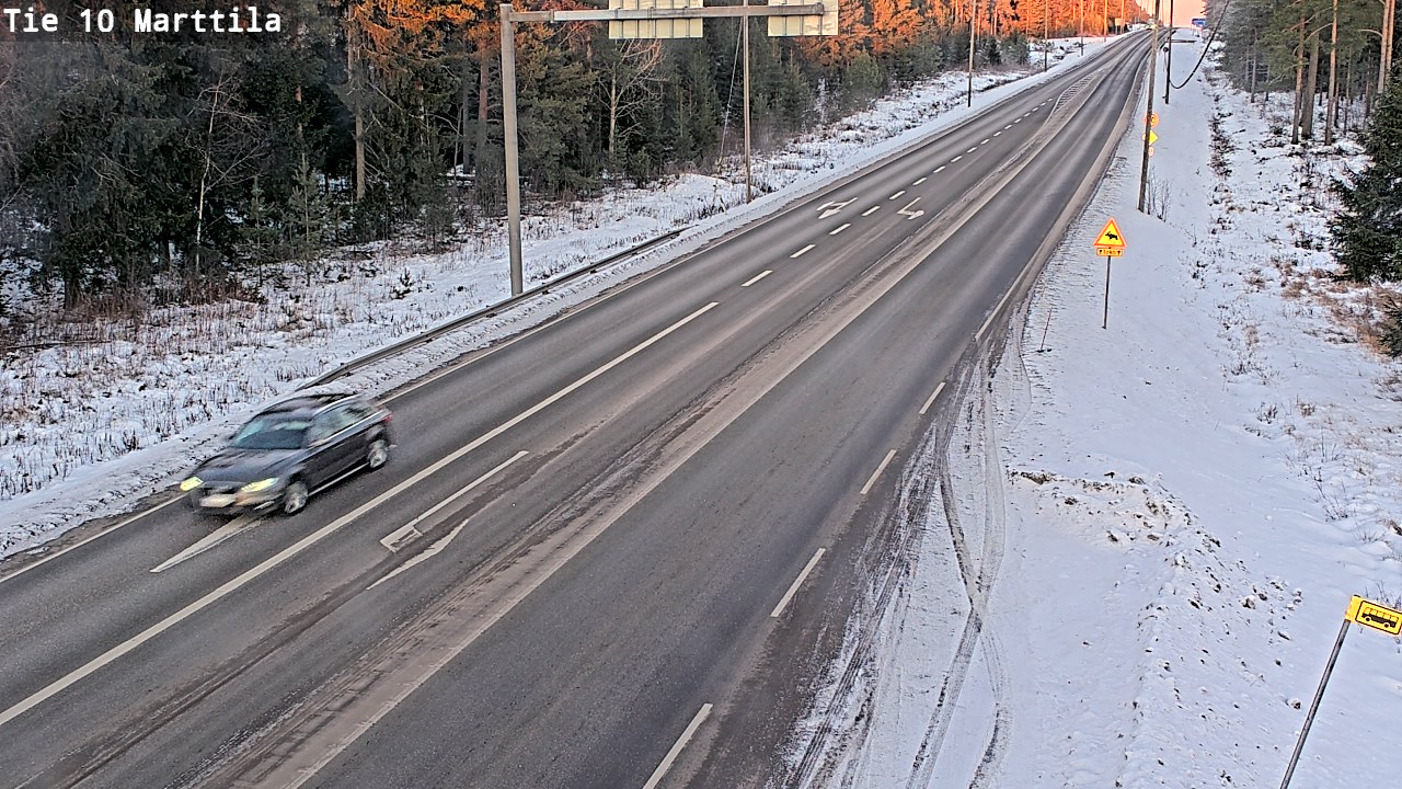 Weather Camera Image Väg 10 S:t Mårtens, Marttila, Varsinais-Suomi