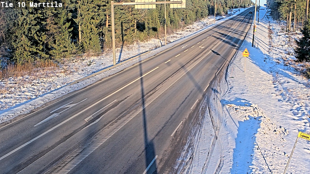 Weather Camera Image Väg 10 S:t Mårtens, Marttila, Varsinais-Suomi
