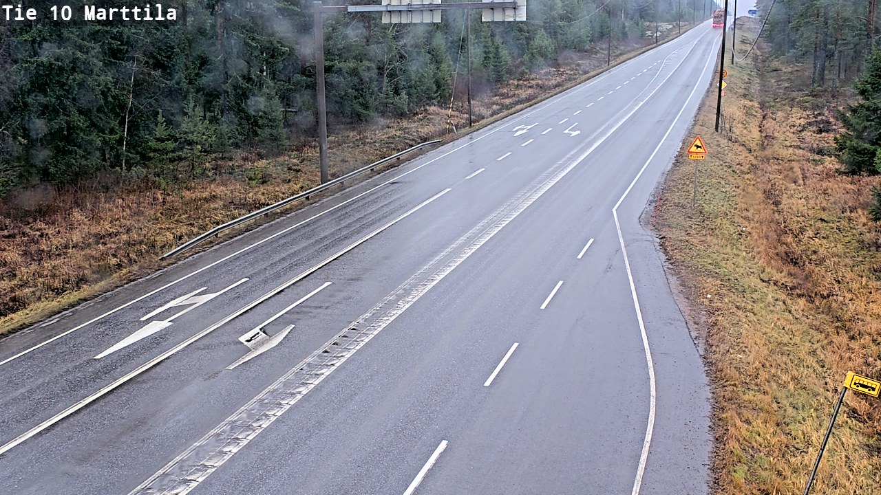 Weather Camera Image Road 10 Marttila, Marttila, Varsinais-Suomi