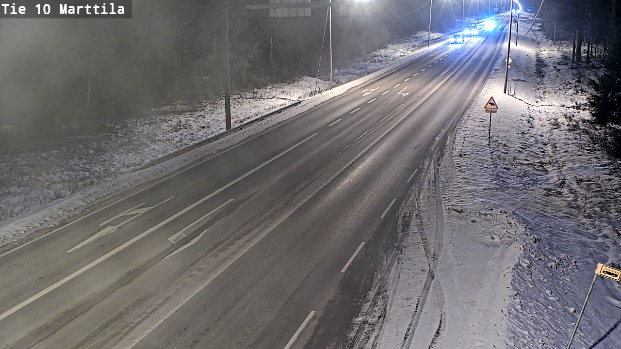 Weather Camera Image Väg 10 S:t Mårtens, Marttila, Varsinais-Suomi