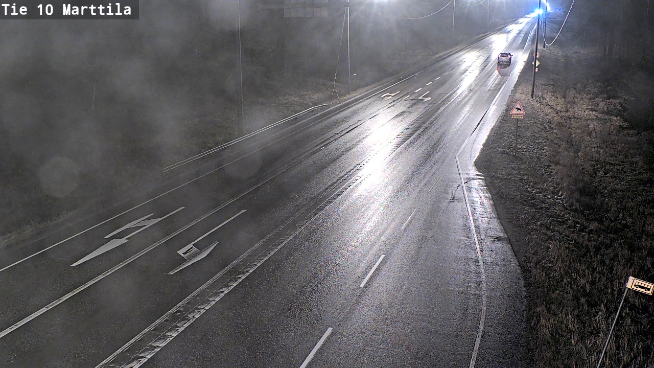 Weather Camera Image Väg 10 S:t Mårtens, Marttila, Varsinais-Suomi
