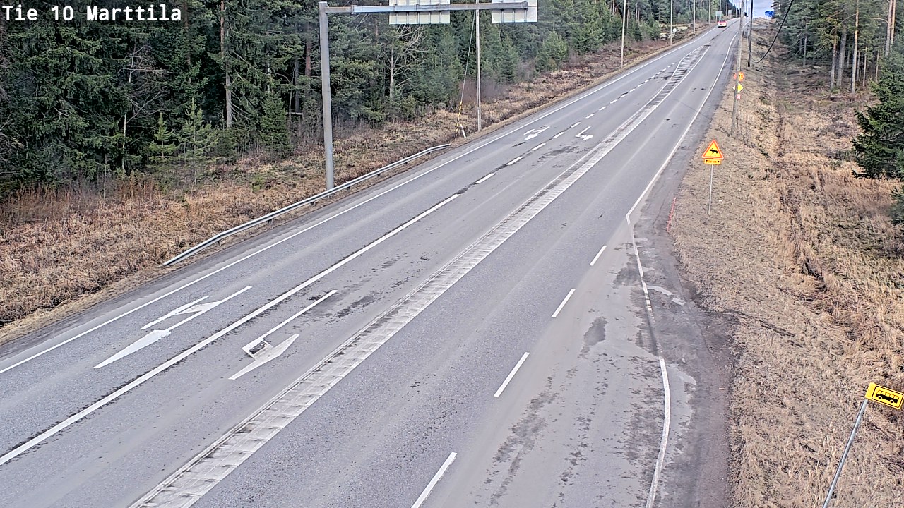 Weather Camera Image Väg 10 S:t Mårtens, Marttila, Varsinais-Suomi
