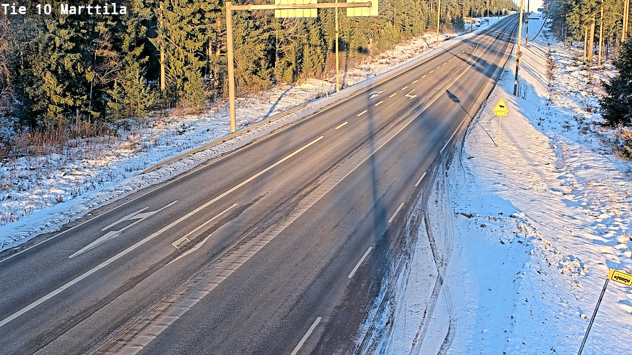 Weather Camera Image Väg 10 S:t Mårtens, Marttila, Varsinais-Suomi