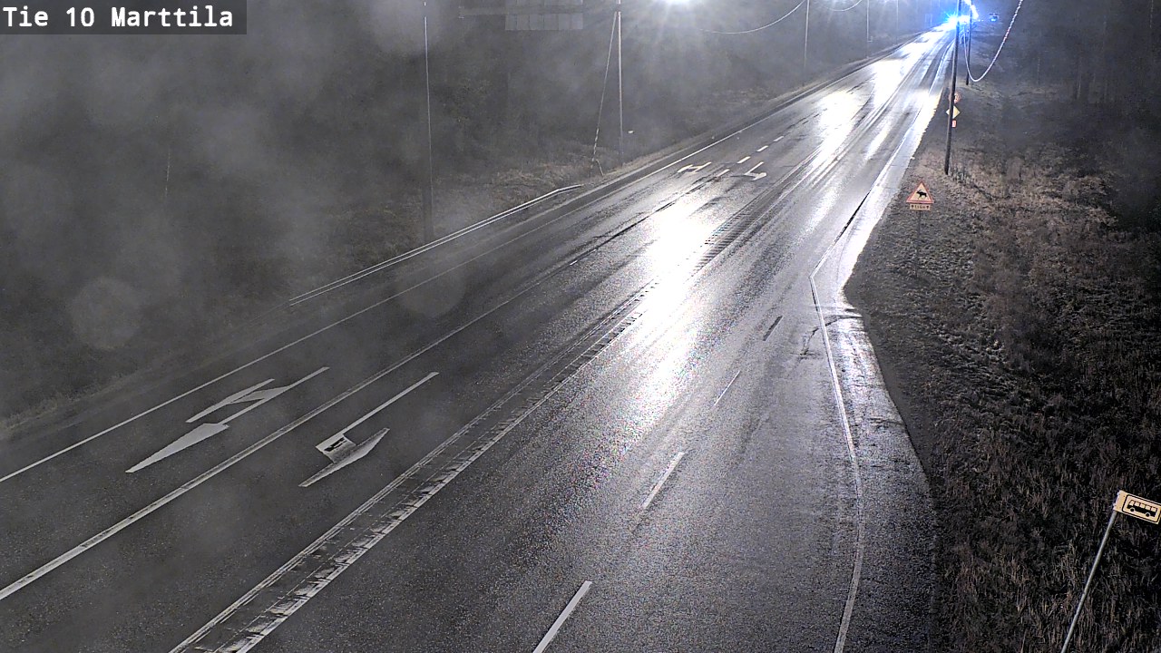 Weather Camera Image Väg 10 S:t Mårtens, Marttila, Varsinais-Suomi