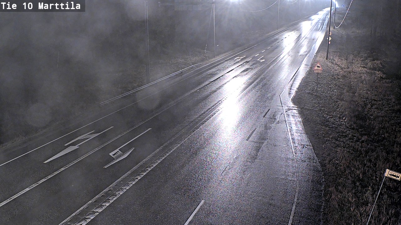 Weather Camera Image Väg 10 S:t Mårtens, Marttila, Varsinais-Suomi