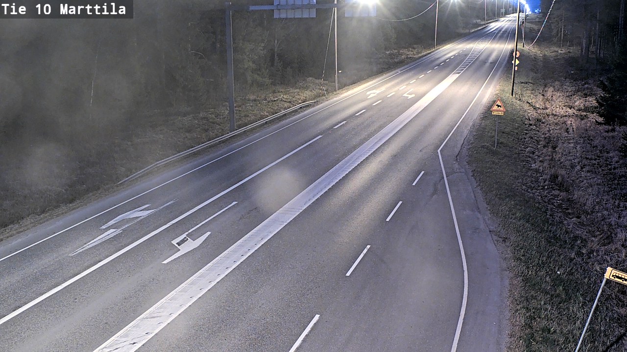 Weather Camera Image Road 10 Marttila, Marttila, Varsinais-Suomi