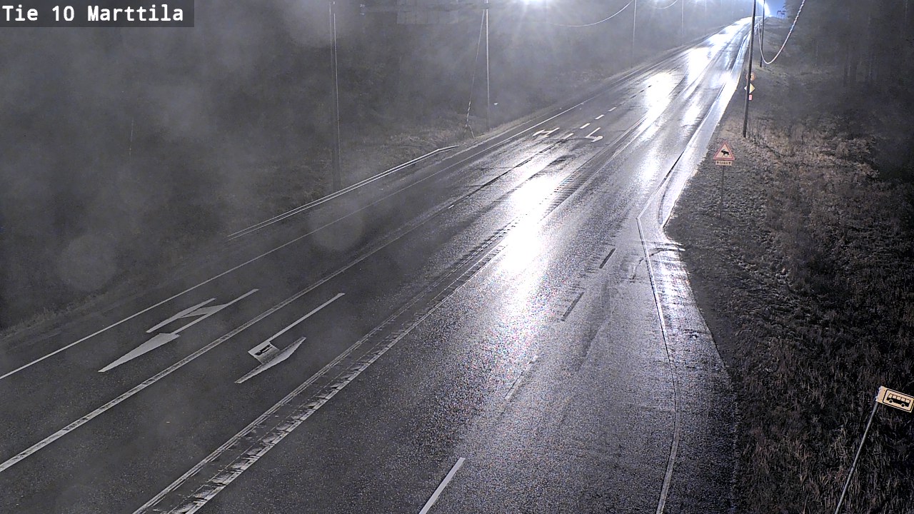 Weather Camera Image Väg 10 S:t Mårtens, Marttila, Varsinais-Suomi