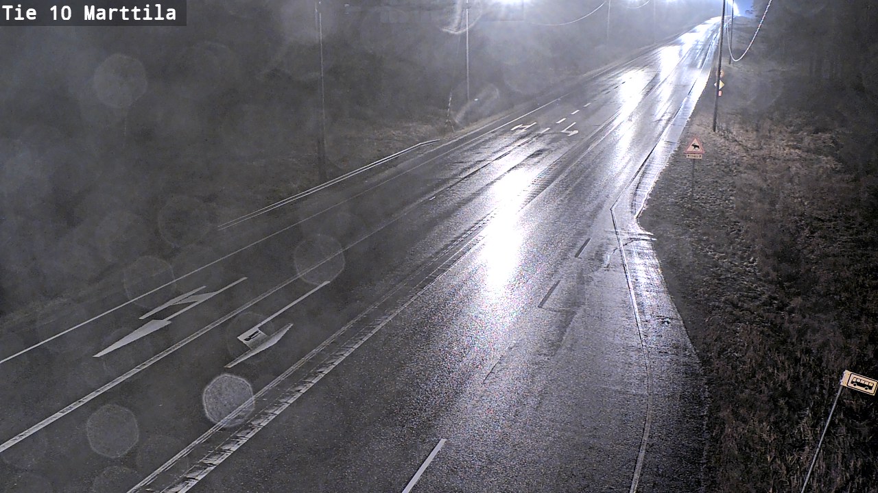 Weather Camera Image Väg 10 S:t Mårtens, Marttila, Varsinais-Suomi
