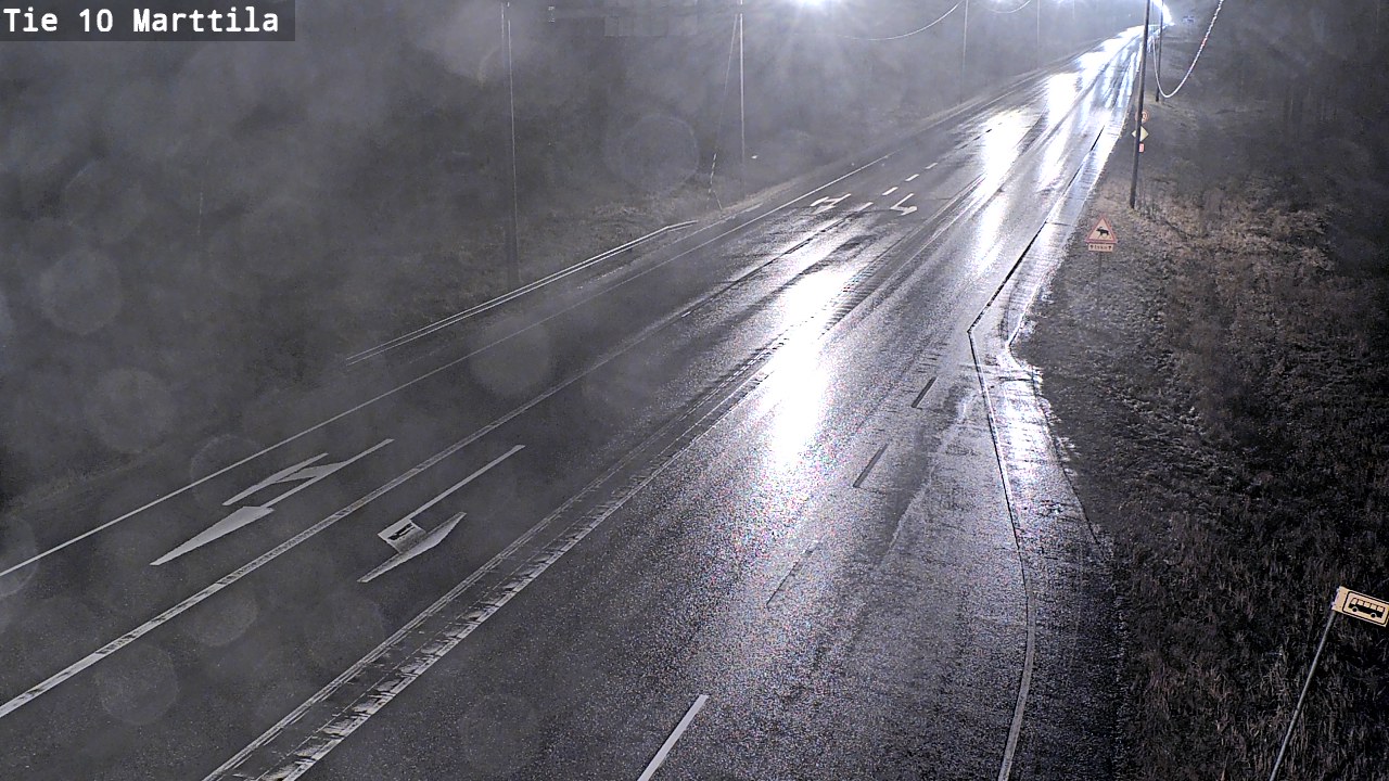 Weather Camera Image Väg 10 S:t Mårtens, Marttila, Varsinais-Suomi