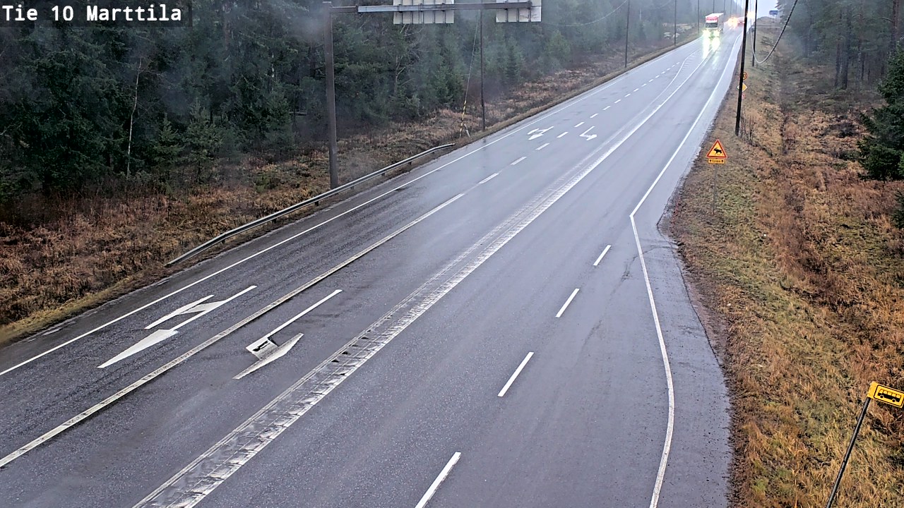 Weather Camera Image Road 10 Marttila, Marttila, Varsinais-Suomi