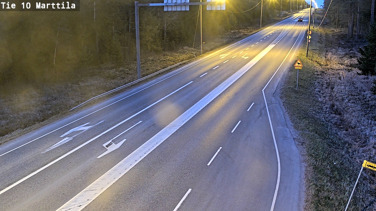 Weather Camera Image Road 10 Marttila, Marttila, Varsinais-Suomi