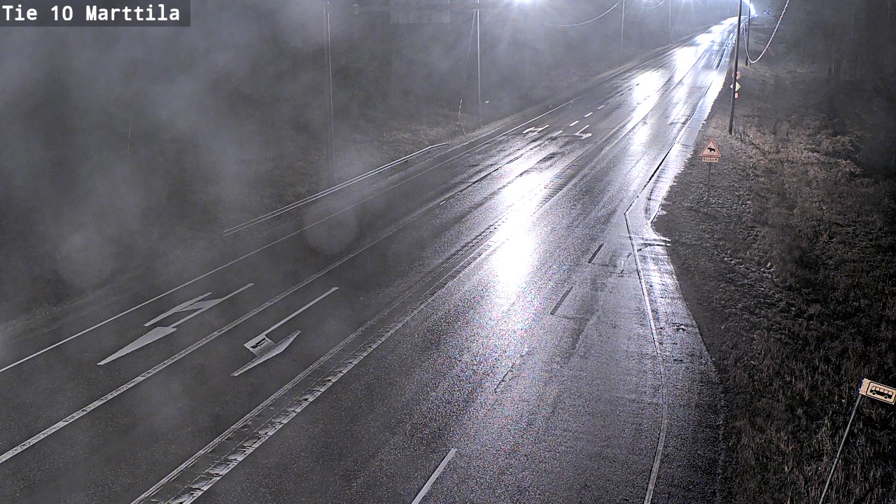 Weather Camera Image Väg 10 S:t Mårtens, Marttila, Varsinais-Suomi