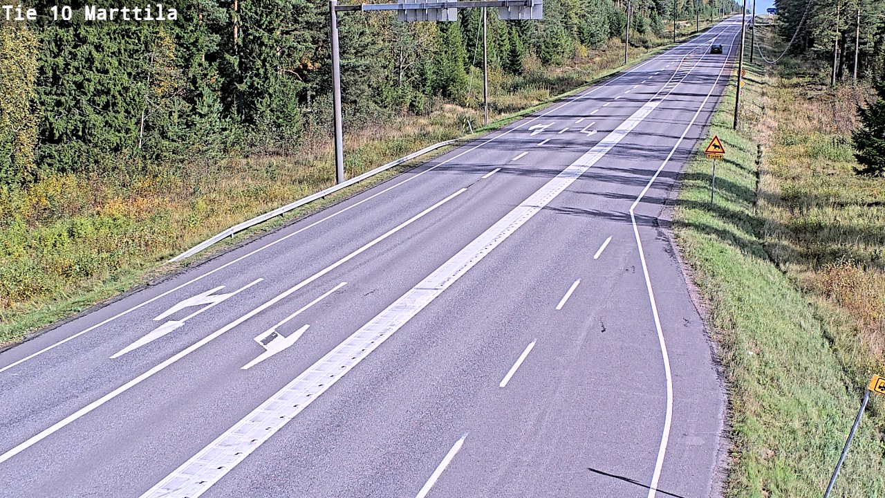 Weather Camera Image Road 10 Marttila, Marttila, Varsinais-Suomi