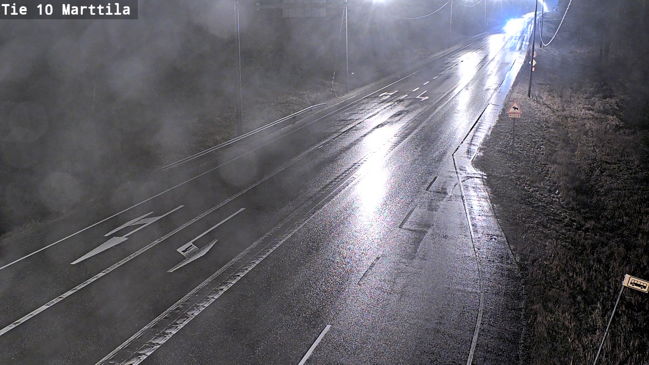 Weather Camera Image Väg 10 S:t Mårtens, Marttila, Varsinais-Suomi