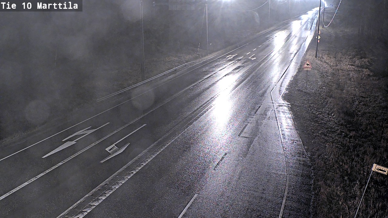 Weather Camera Image Väg 10 S:t Mårtens, Marttila, Varsinais-Suomi