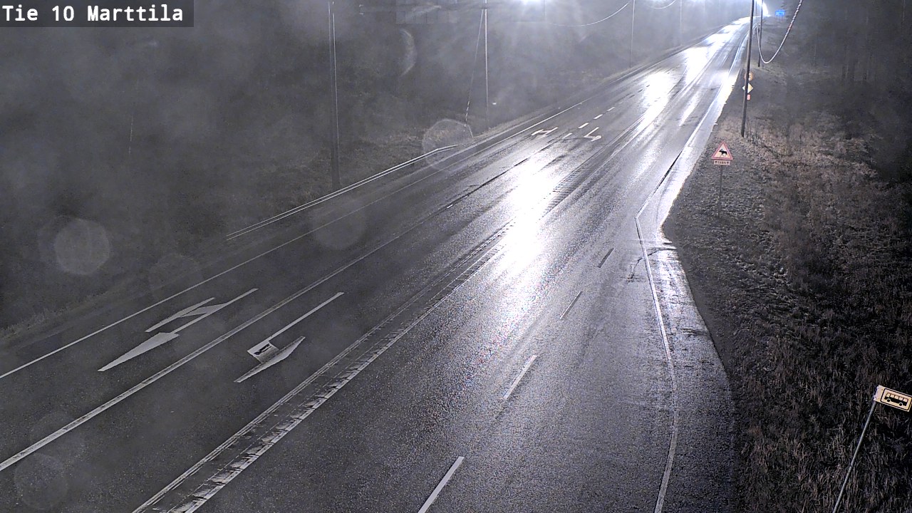 Weather Camera Image Väg 10 S:t Mårtens, Marttila, Varsinais-Suomi
