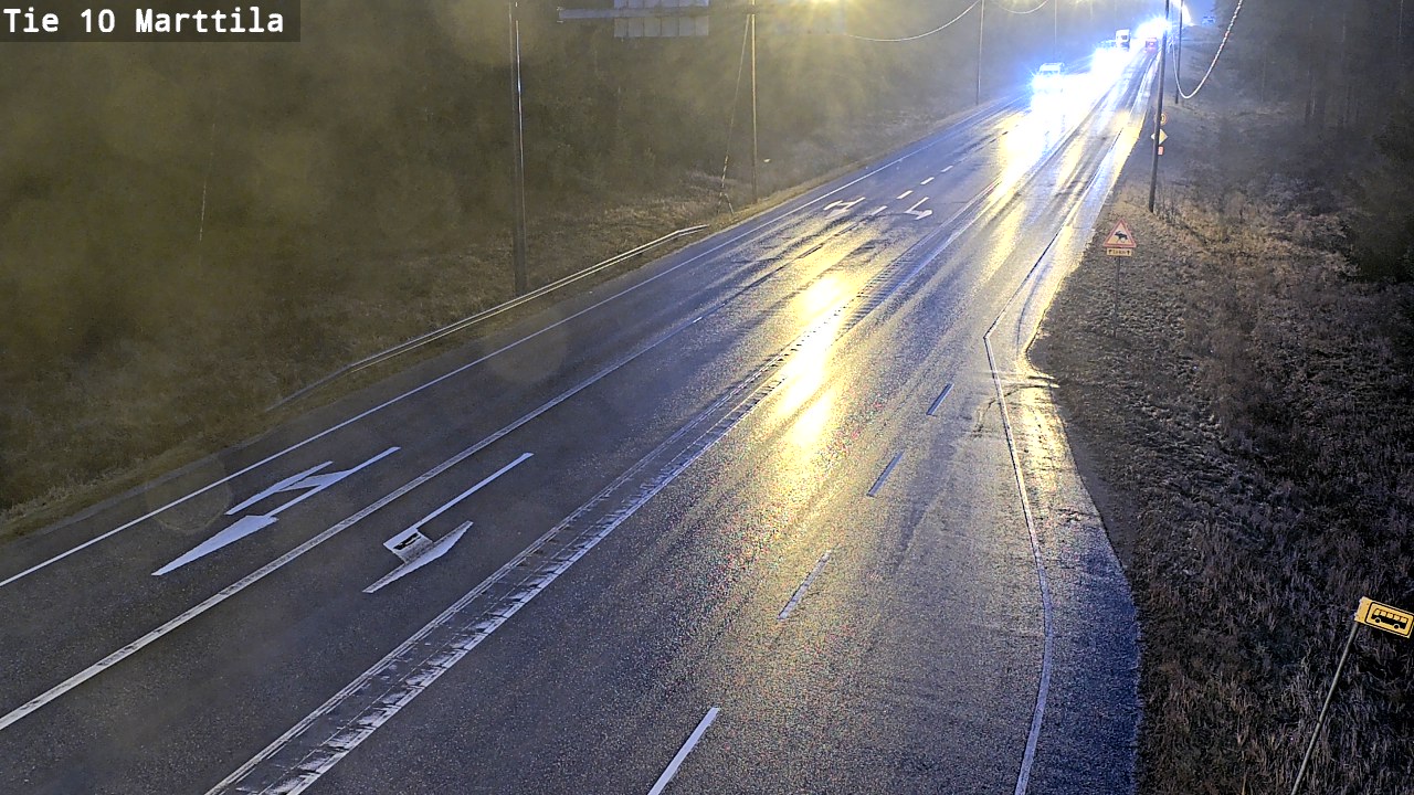 Weather Camera Image Väg 10 S:t Mårtens, Marttila, Varsinais-Suomi