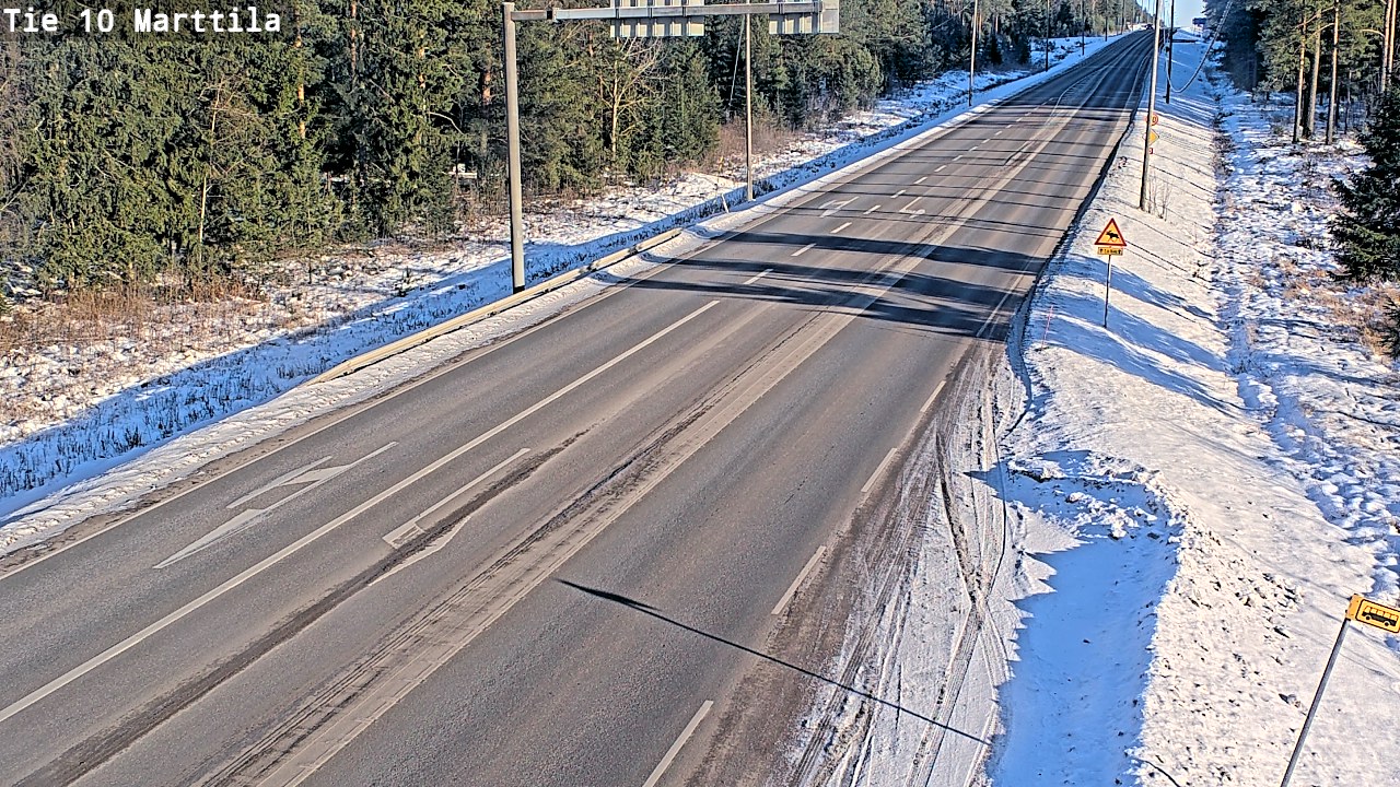 Weather Camera Image Väg 10 S:t Mårtens, Marttila, Varsinais-Suomi