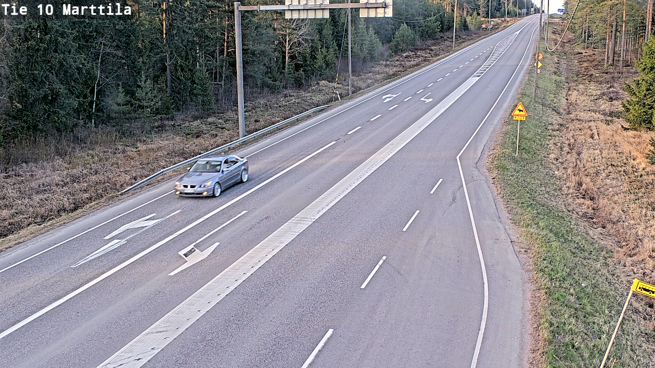 Weather Camera Image Road 10 Marttila, Marttila, Varsinais-Suomi