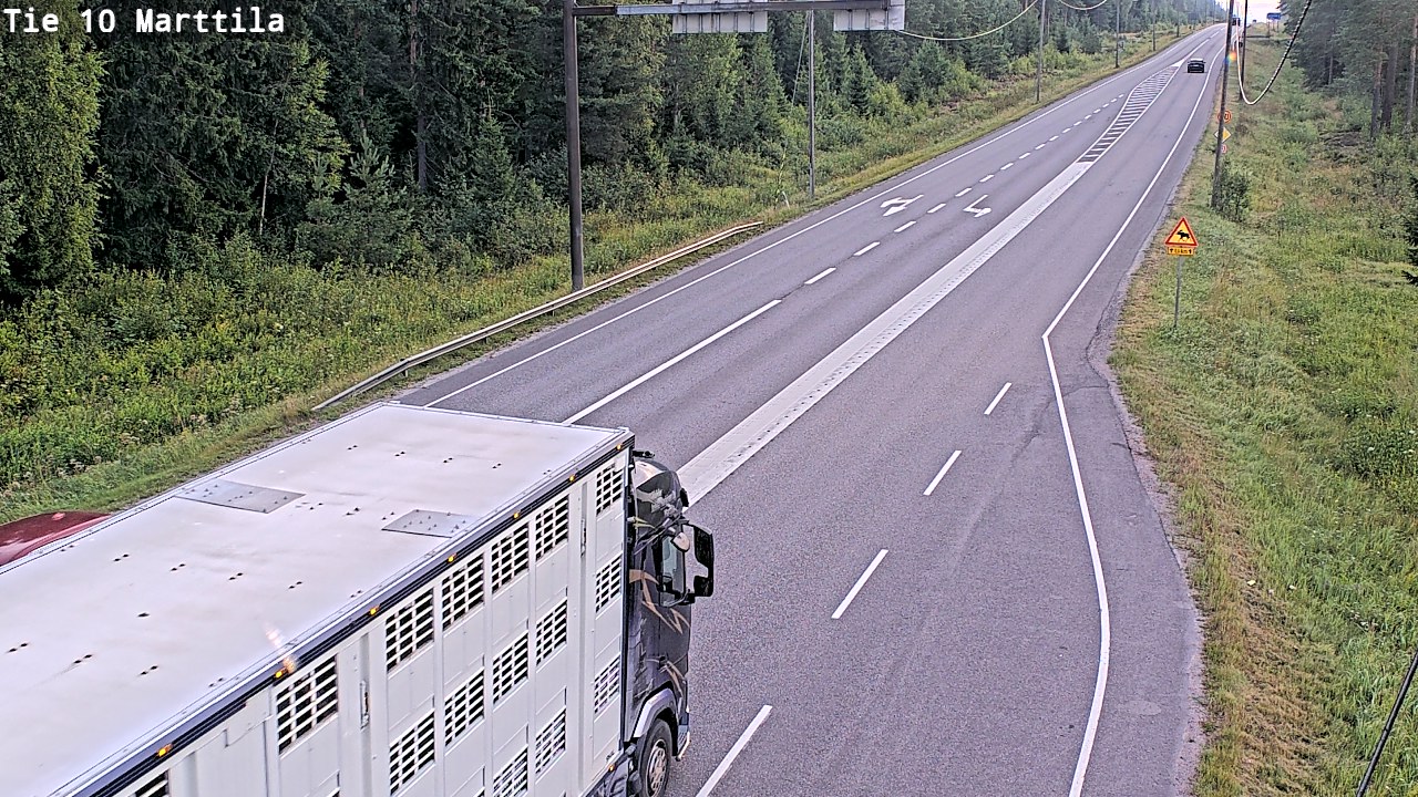Weather Camera Image Road 10 Marttila, Marttila, Varsinais-Suomi