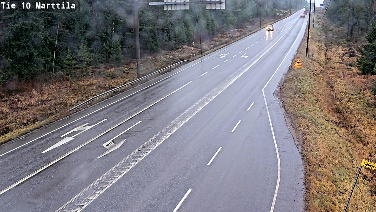 Weather Camera Image Road 10 Marttila, Marttila, Varsinais-Suomi