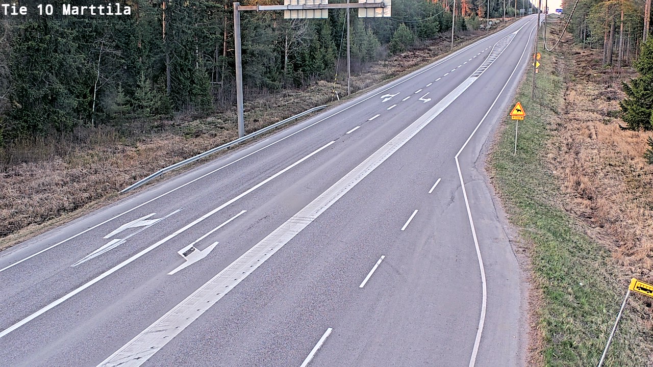 Weather Camera Image Road 10 Marttila, Marttila, Varsinais-Suomi