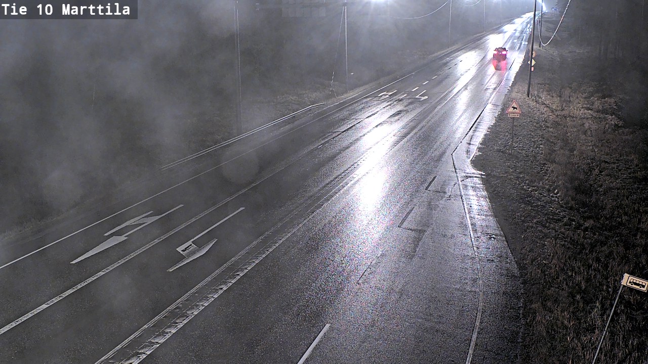 Weather Camera Image Väg 10 S:t Mårtens, Marttila, Varsinais-Suomi