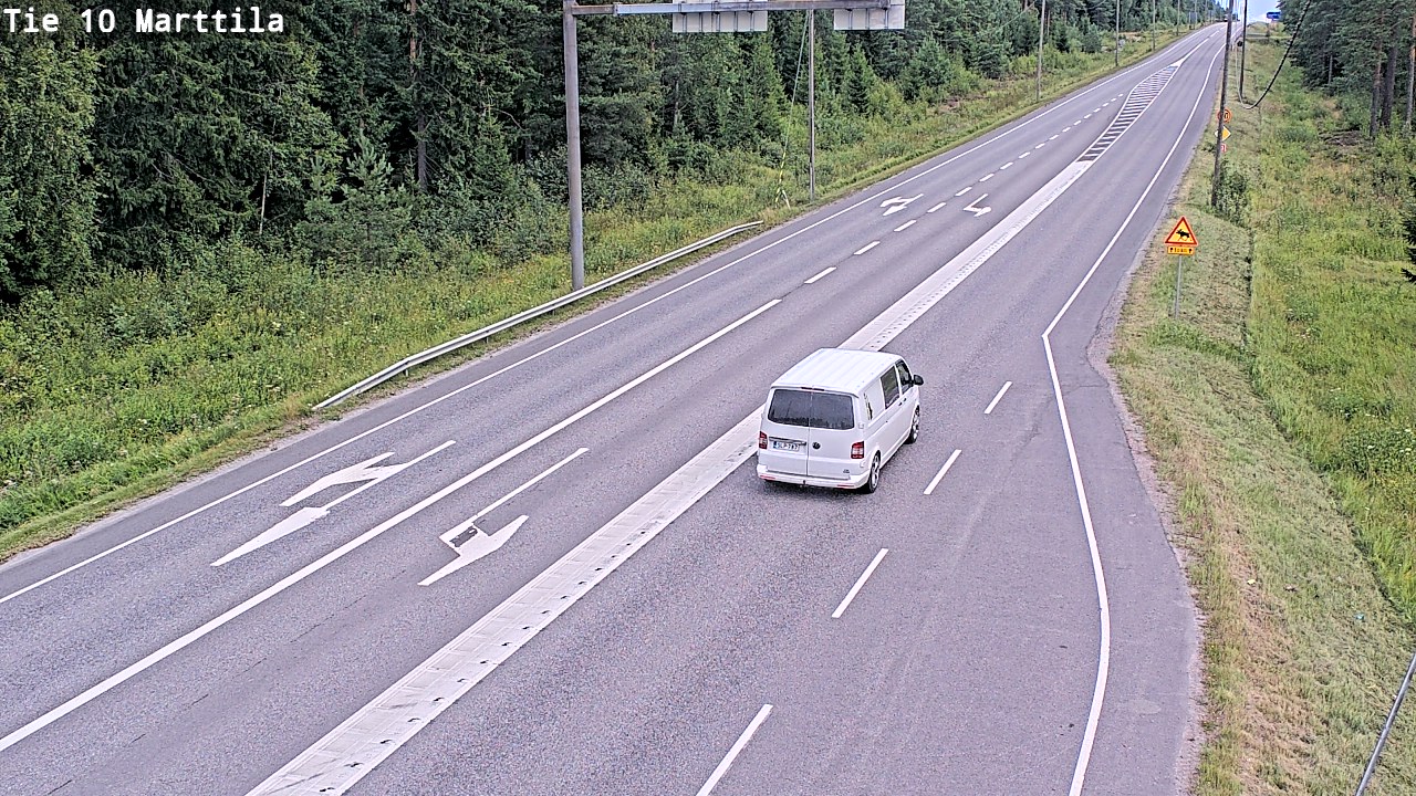 Weather Camera Image Road 10 Marttila, Marttila, Varsinais-Suomi