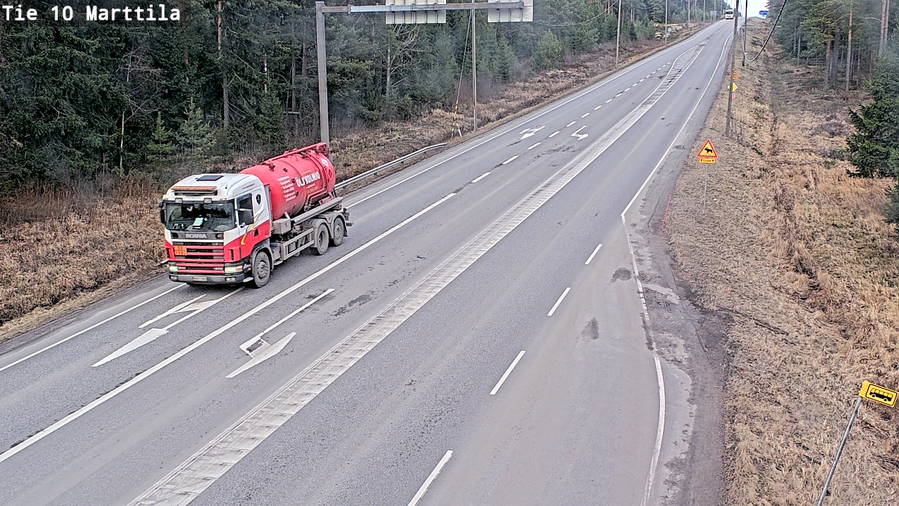 Weather Camera Image Road 10 Marttila, Marttila, Varsinais-Suomi