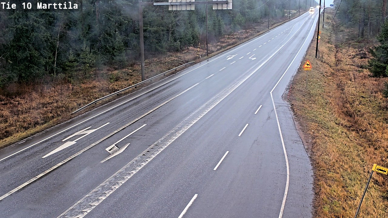 Weather Camera Image Road 10 Marttila, Marttila, Varsinais-Suomi
