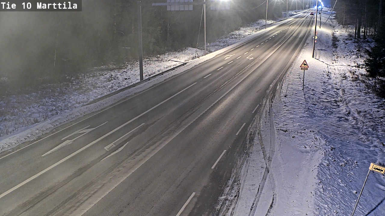 Weather Camera Image Väg 10 S:t Mårtens, Marttila, Varsinais-Suomi