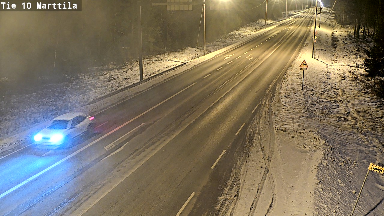 Weather Camera Image Road 10 Marttila, Marttila, Varsinais-Suomi