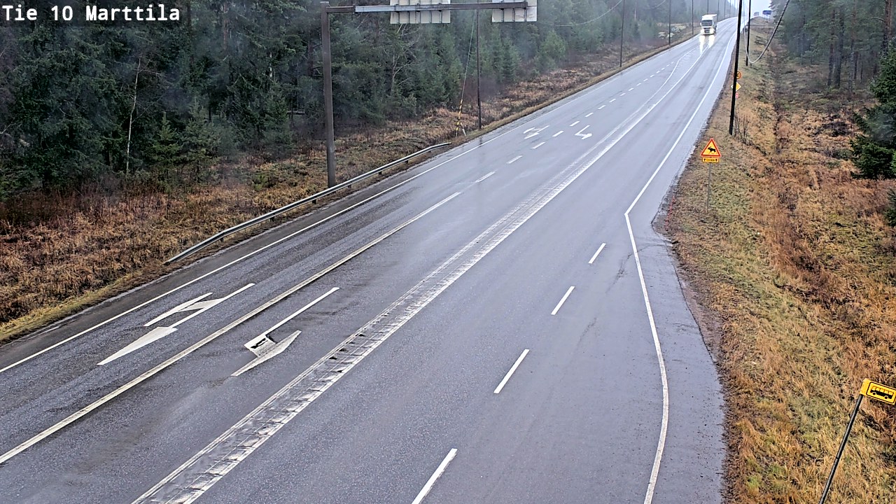 Weather Camera Image Väg 10 S:t Mårtens, Marttila, Varsinais-Suomi