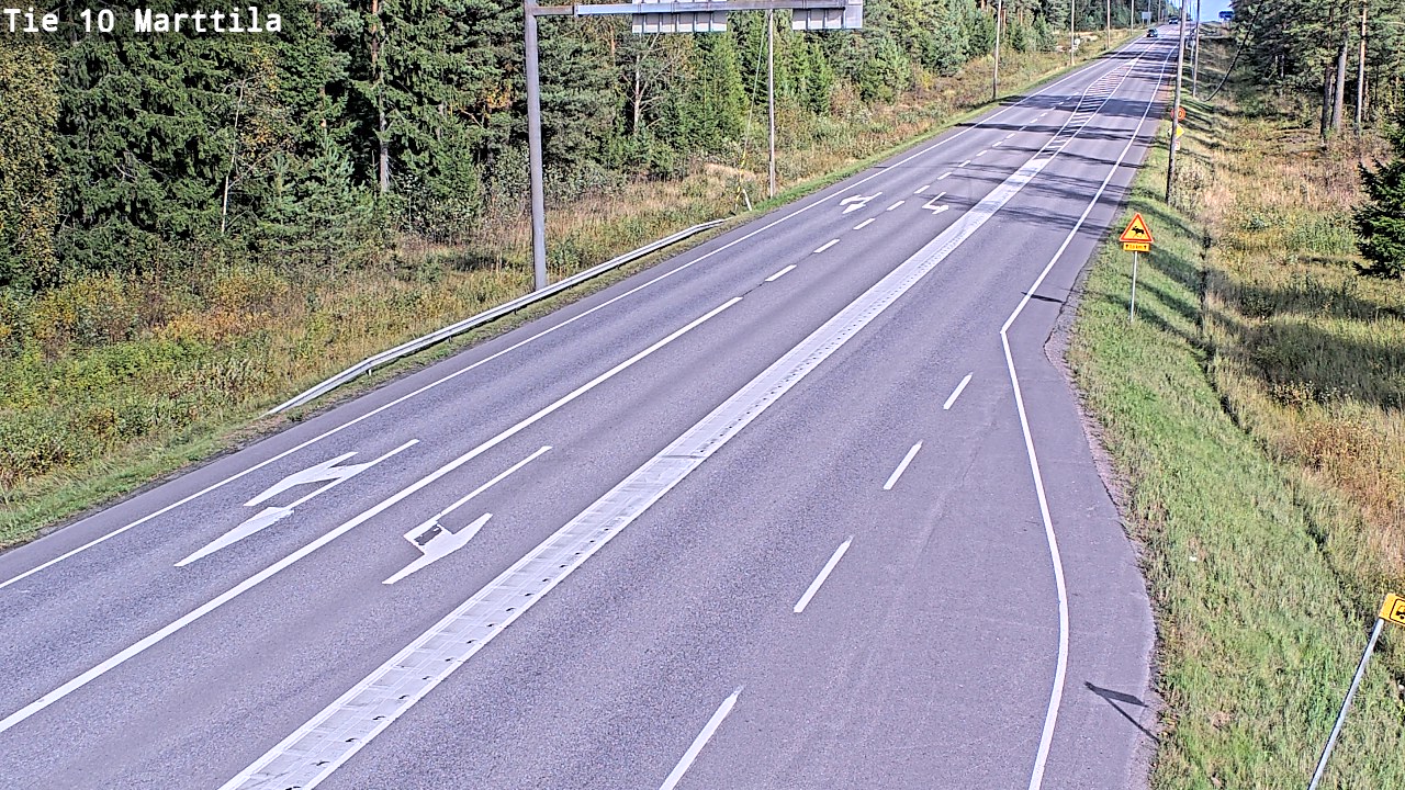 Weather Camera Image Road 10 Marttila, Marttila, Varsinais-Suomi