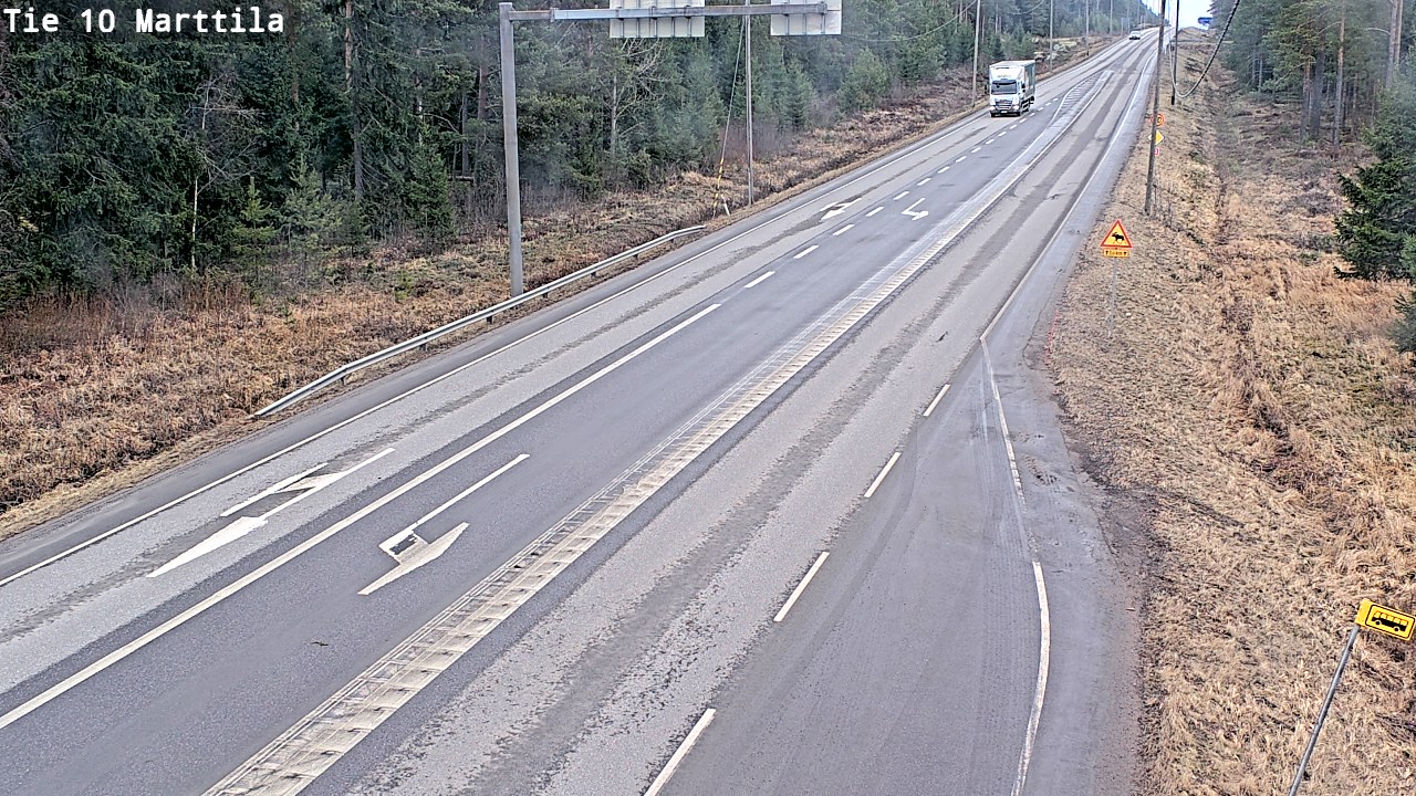 Weather Camera Image Väg 10 S:t Mårtens, Marttila, Varsinais-Suomi